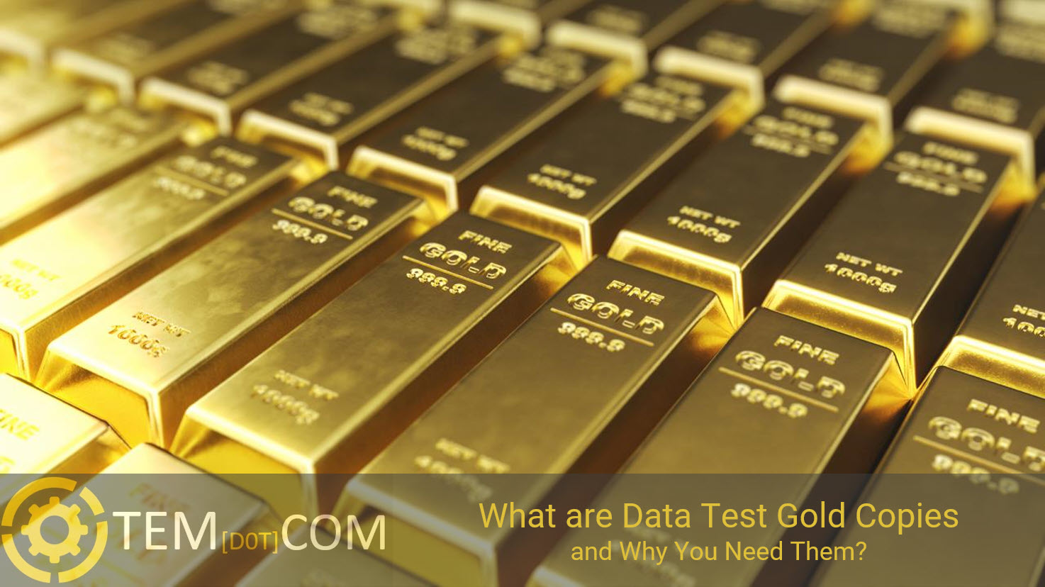 What are Test Data Gold Copies Test Environment Management (DOT) Com